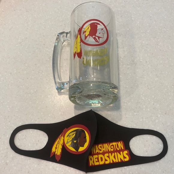 Set of beer mug and mask  “ Red Skin” - Picture 1 of 6